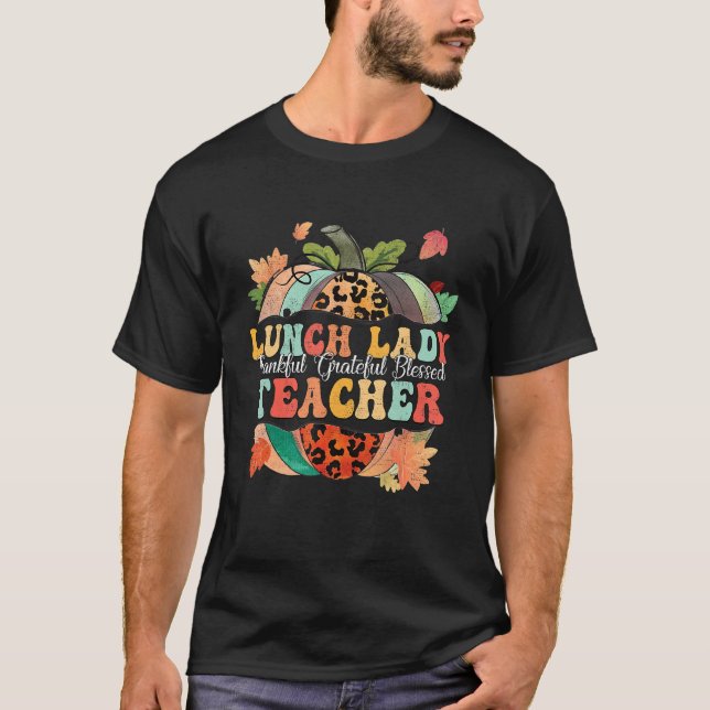 Camiseta Almuerzo de otoño Lady Agradecida gratitud P (Anverso)