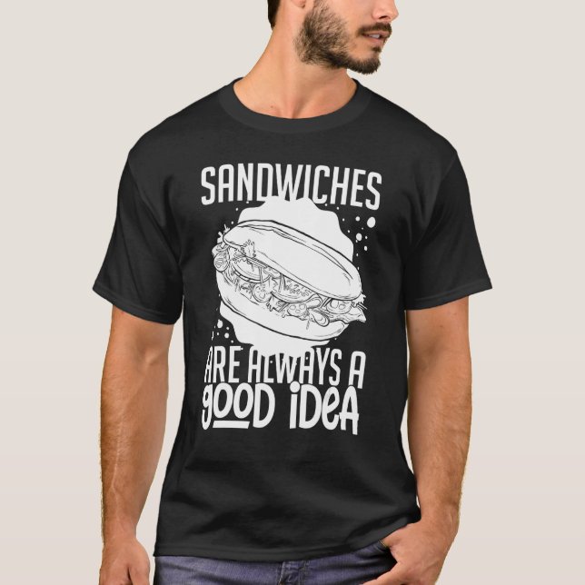 Camiseta Almuerzo de pan de sándwich Receta de tostadora de (Anverso)