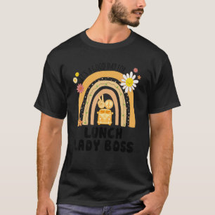 Camiseta Almuerzo de paz Rainbow Groovy Lady Boss Vintage