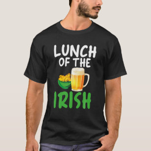 Camiseta Almuerzo del día de San Patricio Comida del bar pu