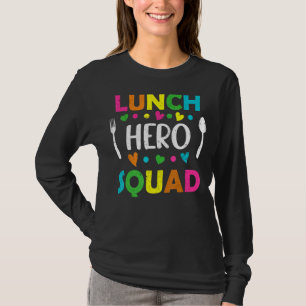 Camiseta Almuerzo Hero Squad School Break Cafeteria Worker 