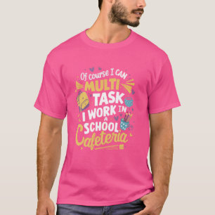 Camiseta Almuerzo Jefe Cafetería Trabajadora Lady Cook Lunc