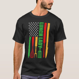 Camiseta Almuerzo Lady Bandera Americana 4 De Julio Ap