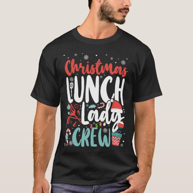 Camiseta Almuerzo Lady Cafeteria Crew Navidades Lunes Lady (Anverso)