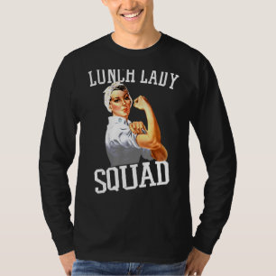 Camiseta Almuerzo Lady Cafeteria Trabajador Lunes Lady Squa