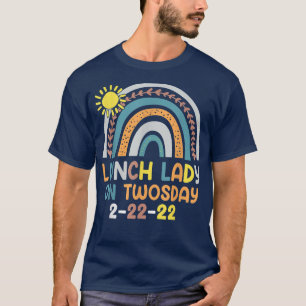 Camiseta Almuerzo Lady Squad Cafeteria Crew El Twosday 2222