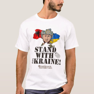 Camiseta Alnia Apoya a Ucrania Selenskyj Bandera de Alnia