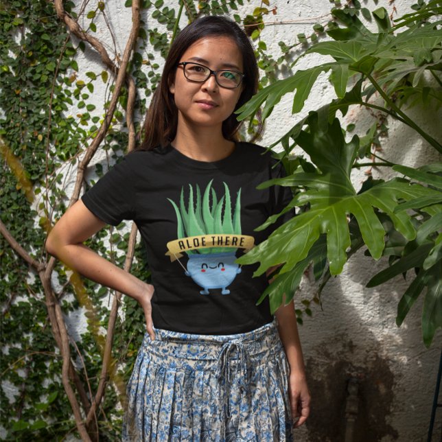 Camiseta Aloe (aloe there t-shirt plant lady)