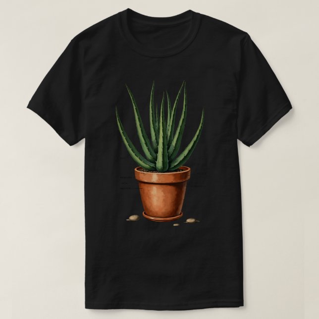 Camiseta Aloe Botánico (Diseño del anverso)
