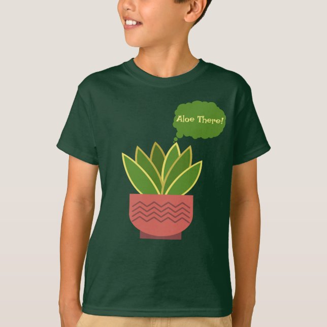 Camiseta "¡Aloe!" De niño (Anverso)