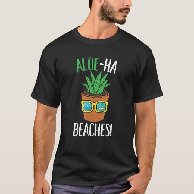 Camiseta Aloe Ha Beaches Aloe Vera Succulum With Sunglass (Anverso)