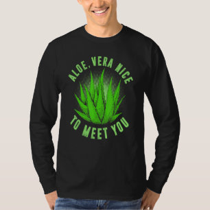 Camiseta Aloe Vera Encantada De Conocerte A Tu Suculenta Pl