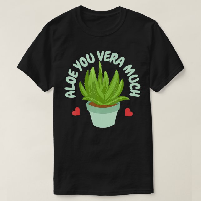 Camiseta Aloe Vera Plants  (Diseño del anverso)