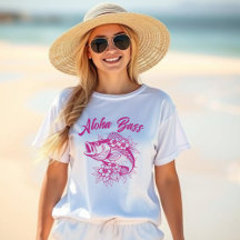 Aloha Bass-Fisherman Style Pink