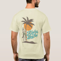 Aloha Beach Hula Chica Hawaii Retro Hawái