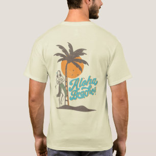 Camiseta Aloha Beach Hula Chica Hawaii Retro Hawái