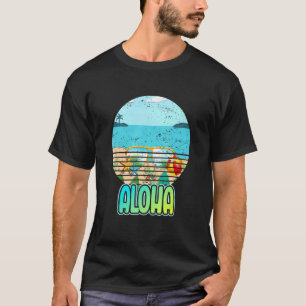 Camiseta Aloha Beach Vaca, isla tropical hawaiana