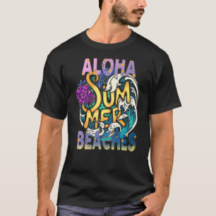 Camiseta Aloha Beach Vaca, isla tropical hawaiana