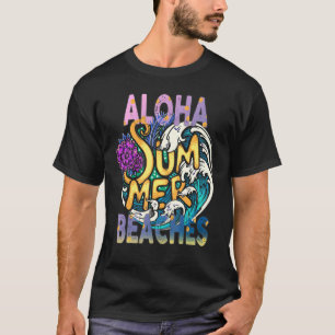 Camiseta Aloha Beach Vaca, isla tropical hawaiana