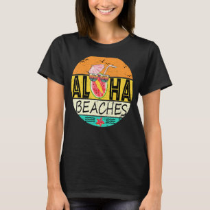 Camiseta Aloha Beaches Attire Retro Vintage Wear Watermelod