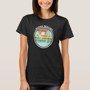 Camiseta Aloha Beaches Pun Beach Summer Vacation Vintage