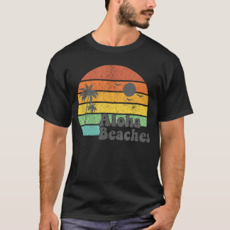 Camiseta Aloha Beaches Retro Beach Vacaciones Cita De Veran