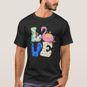 Camiseta Aloha Bebe Hawai Cocktail Flamingo