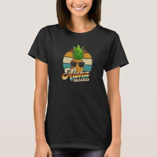 Camiseta Aloha Bebidas Pineapple Gafas De Sol Aloha Hawaii