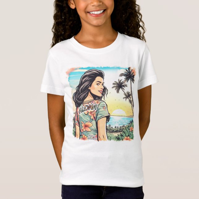 Camiseta Aloha Chica (Anverso)