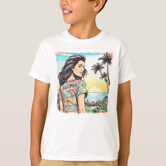 Camiseta Aloha Chica (Anverso)