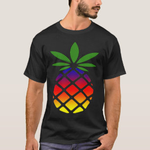 Camiseta Aloha con fruta de piña en Hawái