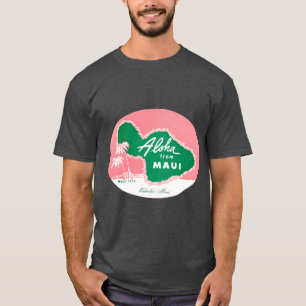 Camiseta Aloha de Maui Hawaii en los años 50