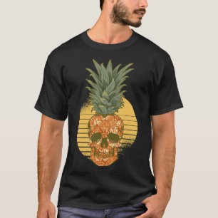 Camiseta Aloha es divertida en el cráneo de la piña