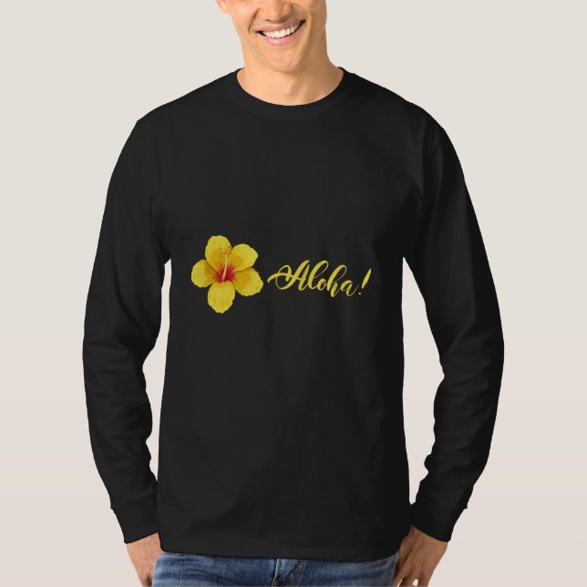 Camiseta Aloha Floral (Anverso)