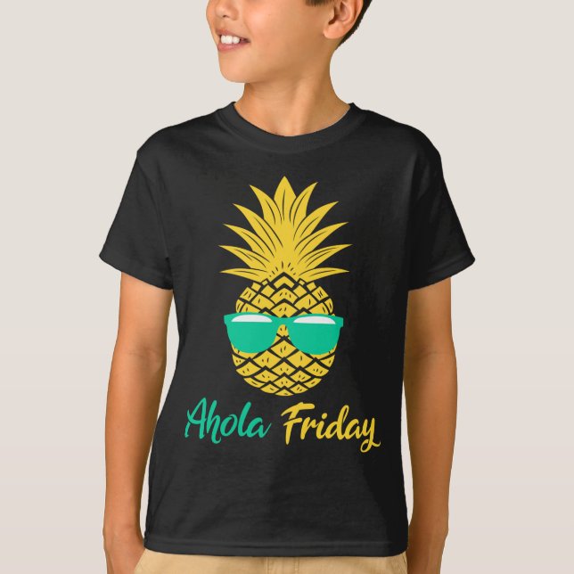 Camiseta Aloha Friday Pineapple Gifts Summer Fruit Pineappl (Anverso)
