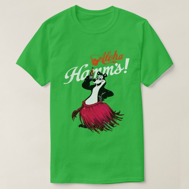 Camiseta Aloha Hamms (Diseño del anverso)
