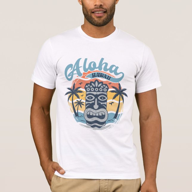 Camiseta Aloha Hawái (Anverso)