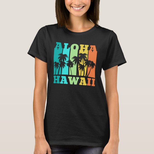 Camiseta Aloha Hawái (Anverso)