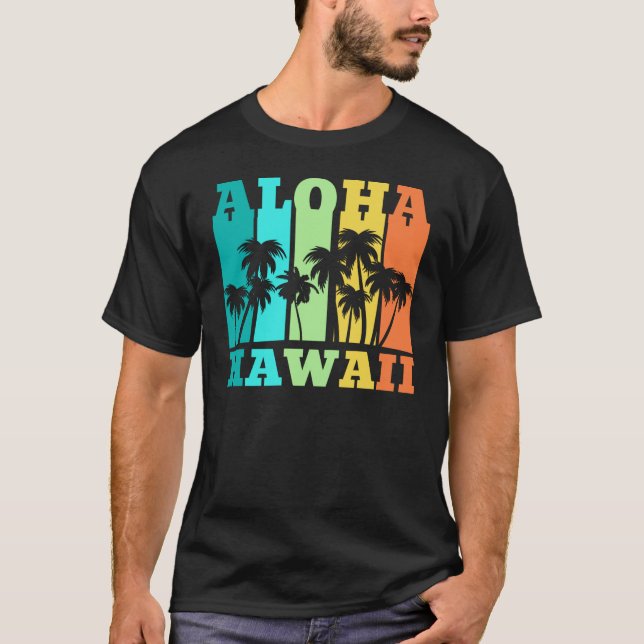 Camiseta Aloha Hawái (Anverso)