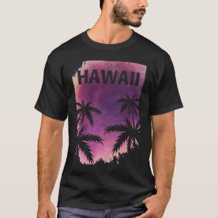 Camiseta Aloha Hawaiano Recuerdo de los 80  Verano de playa