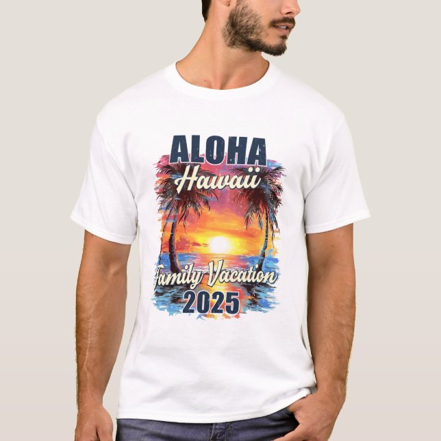 Camiseta Aloha Hawaii 2025 (Anverso)