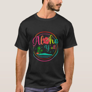 Camiseta Aloha Hawaii Beach Sunset Summer Tropical Vacacion