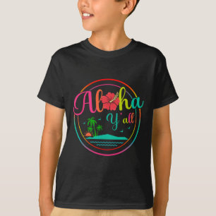 Camiseta Aloha Hawaii Beach Sunset Summer Tropical Vacacion
