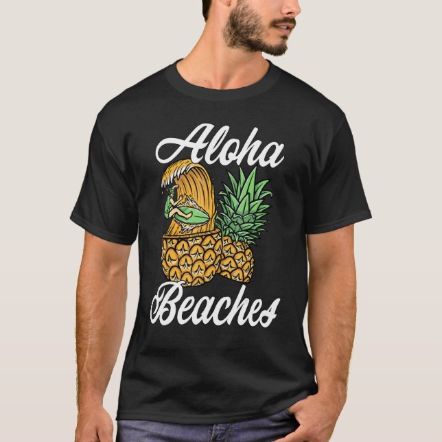 Camiseta Aloha Hawaii Bebe Hawaii Surfing Hawaii (Anverso)