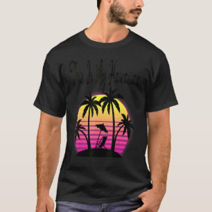 Camiseta Aloha Hawaii Coincidiendo Con Ropas Hawaianas Para