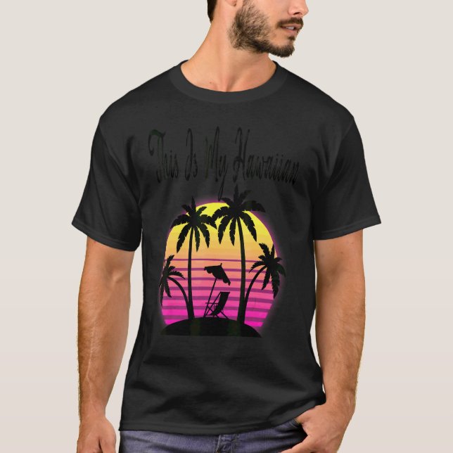 Camiseta Aloha Hawaii Coincidiendo Con Ropas Hawaianas Para (Anverso)