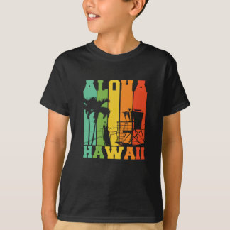 CAMISETA ALOHA HAWAII COLORFUL RETRO