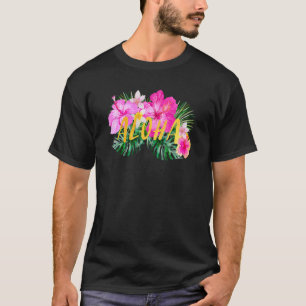 Camiseta Aloha Hawaii De La Isla Siente La Flor De Aloha
