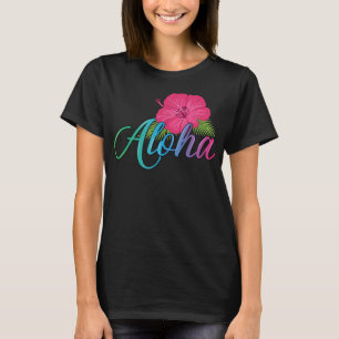 Camiseta Aloha Hawaii desde la isla - Siente el Flujo Aloha