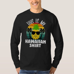 Camiseta Aloha Hawaii Esta es mi compañía hawaiana tropical